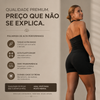 Conjunto Academia Feminino Poliamida Top + Shorts com Bolso Fitness Zero Transparência