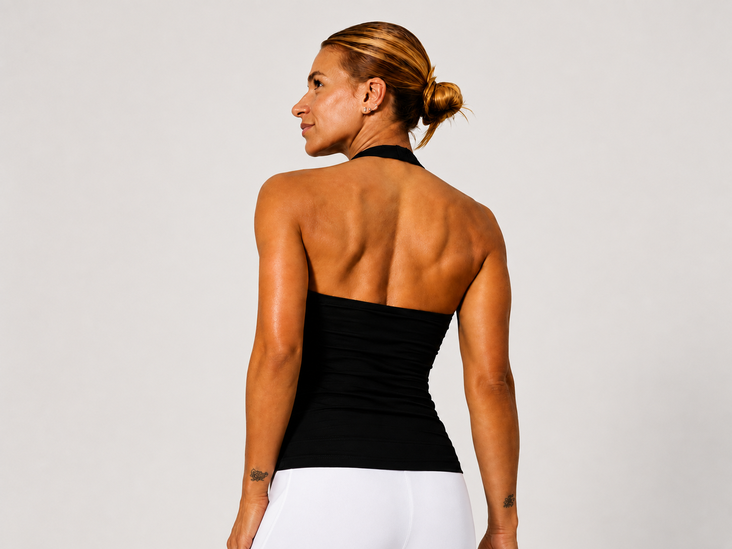 Regata Feminina Frente Única Poliamida Premium Forro Duplo Slim Fitness Academia